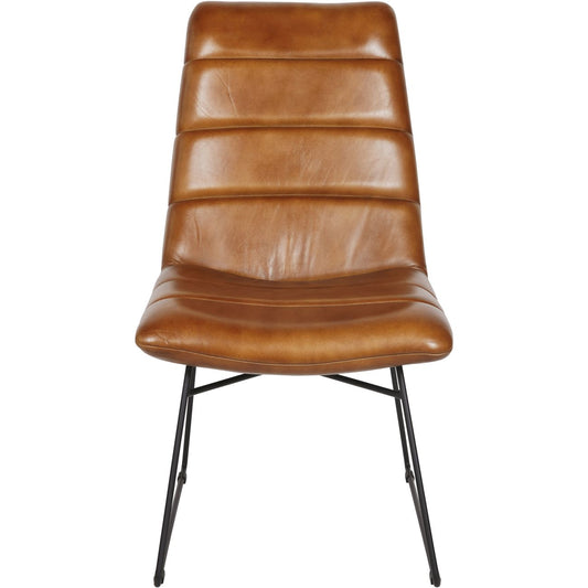 Arthur Leather Chair in Cognac