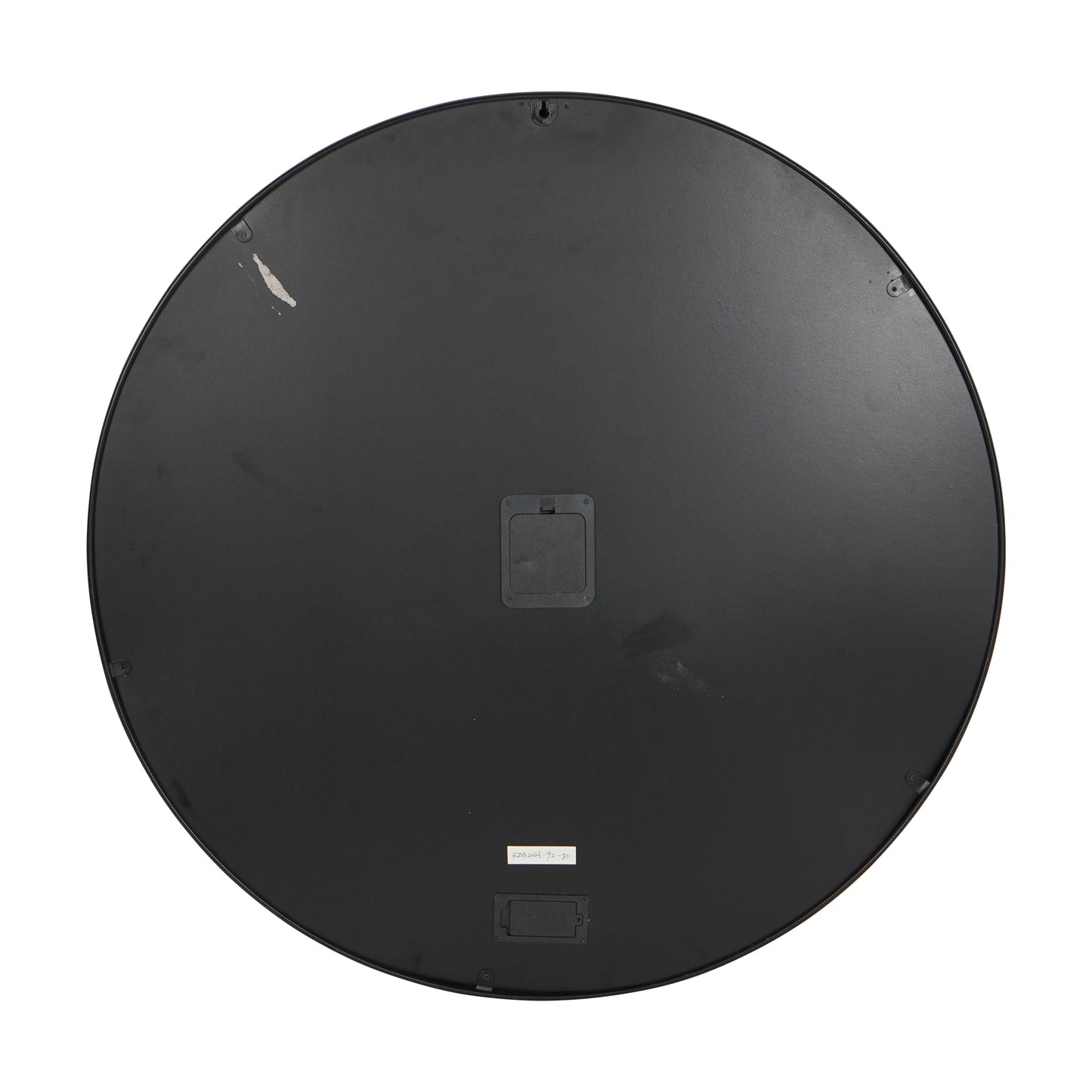 Palladium Wall Clock with Moving Cogs Black Nickel 100cm