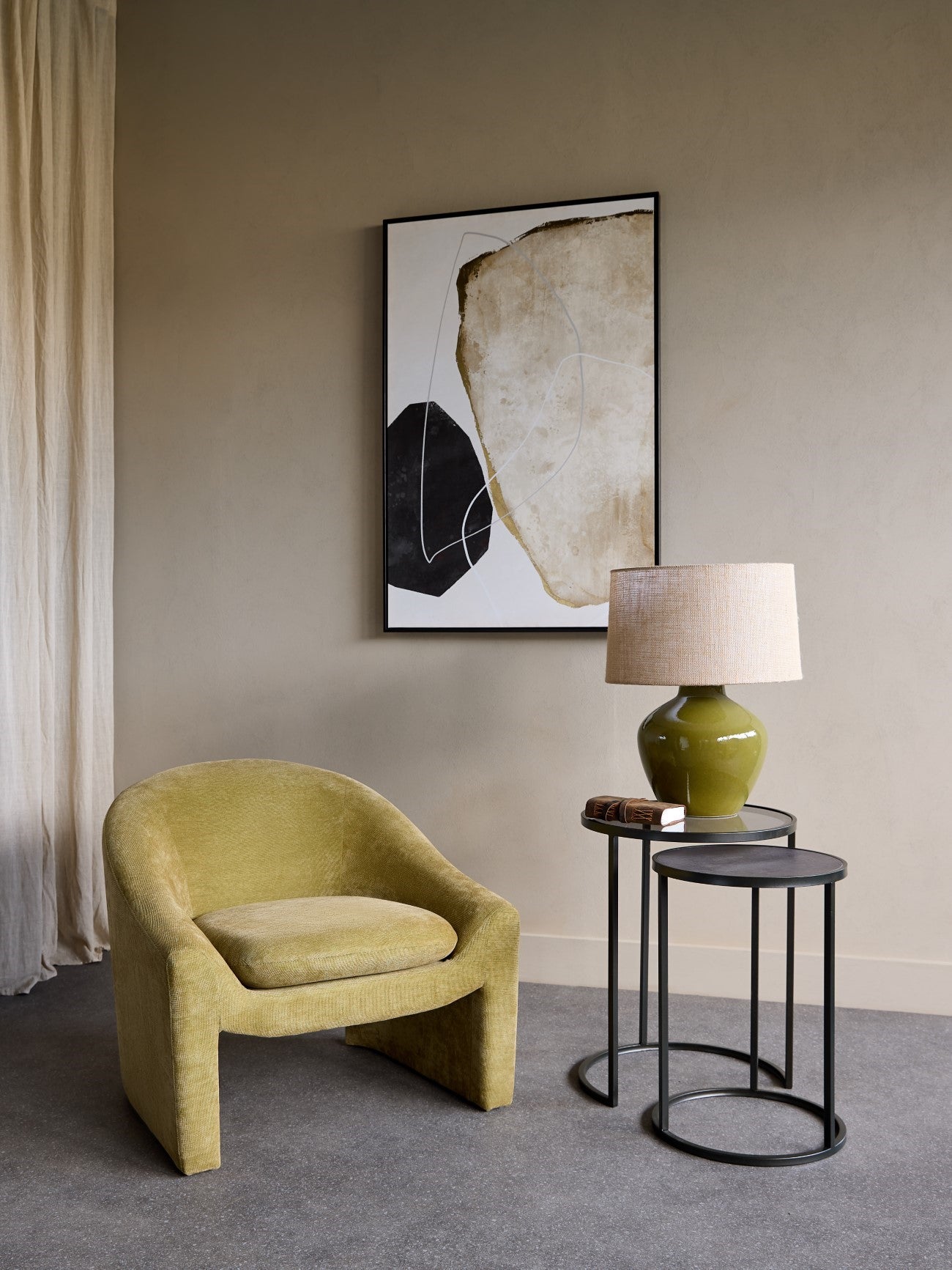 Rowley Upholstered Chair Olive