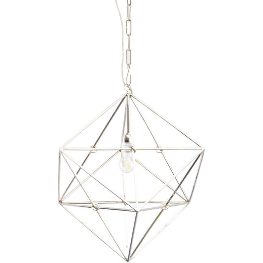 Geometric Nickel Pendant Lamp E27 40W