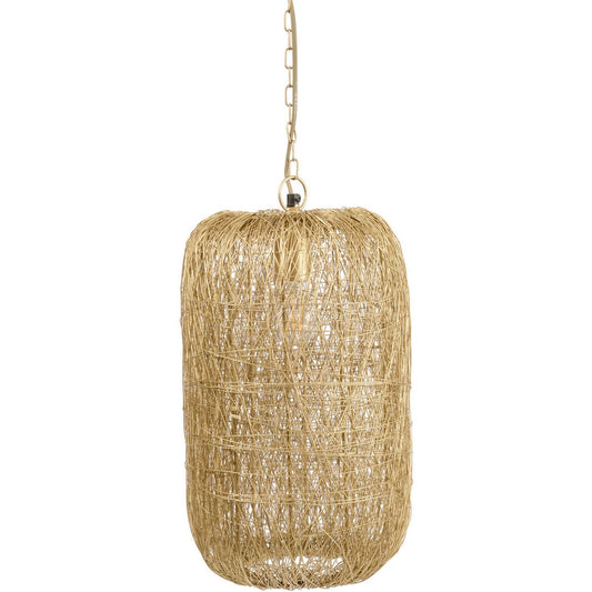 Tova Gold Woven Wire Tall Pendant E27 40W 1