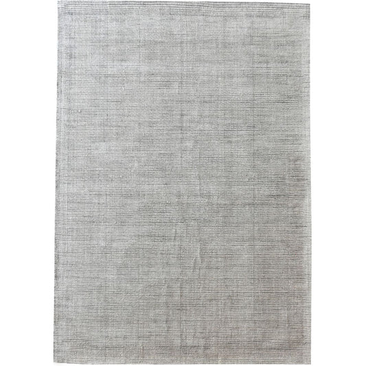 Lizban Hand Woven Pit Loom Ivory 160x230cm Viscose Rug