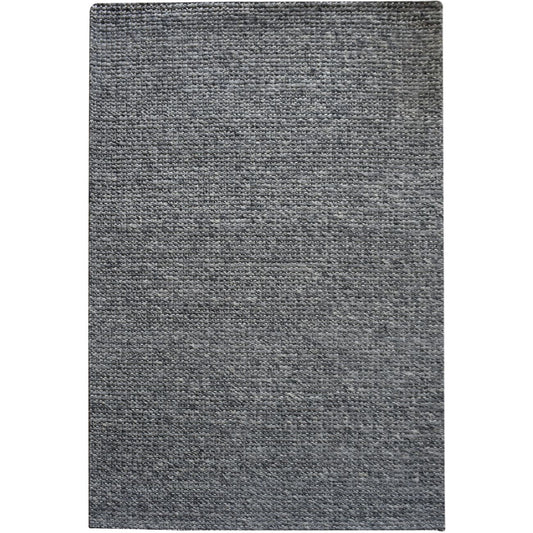 Alveri Jacquard Durry Charcoal 160x230cm Wool Rug