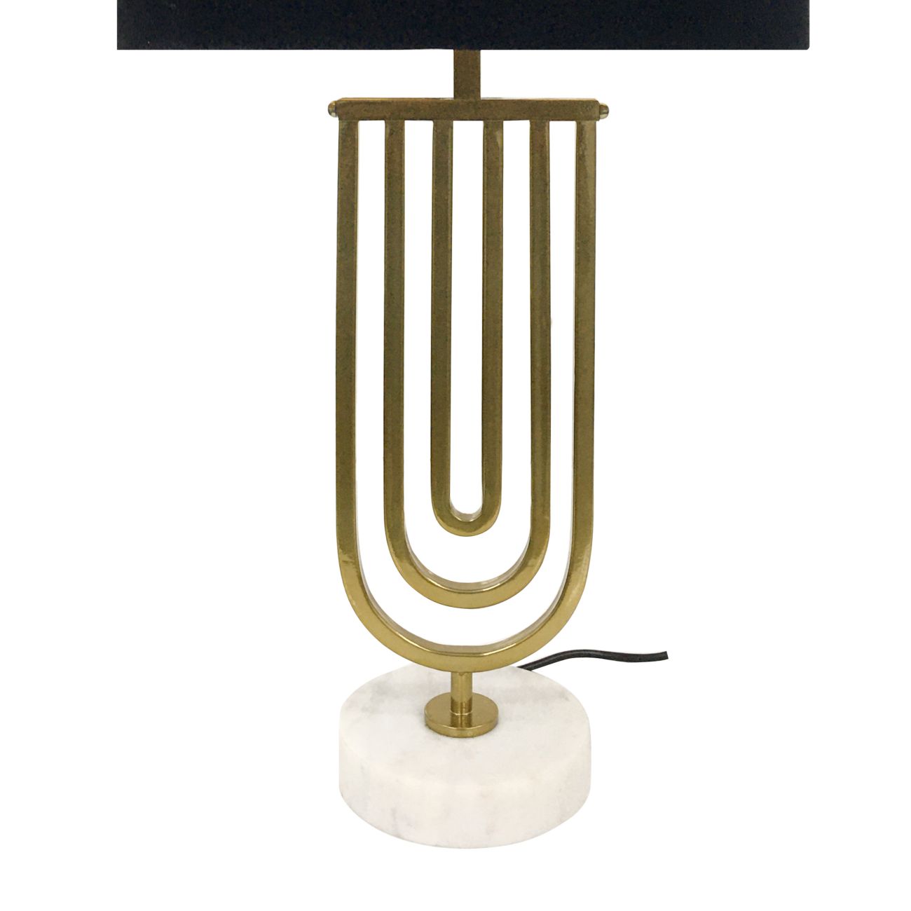 Enigma Table Lamp In Metallic Champagne (Base Only) – E14 60W 16″ Shade