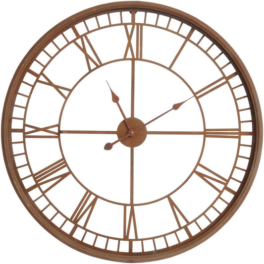 Antique Rust Skeleton Wall Clock