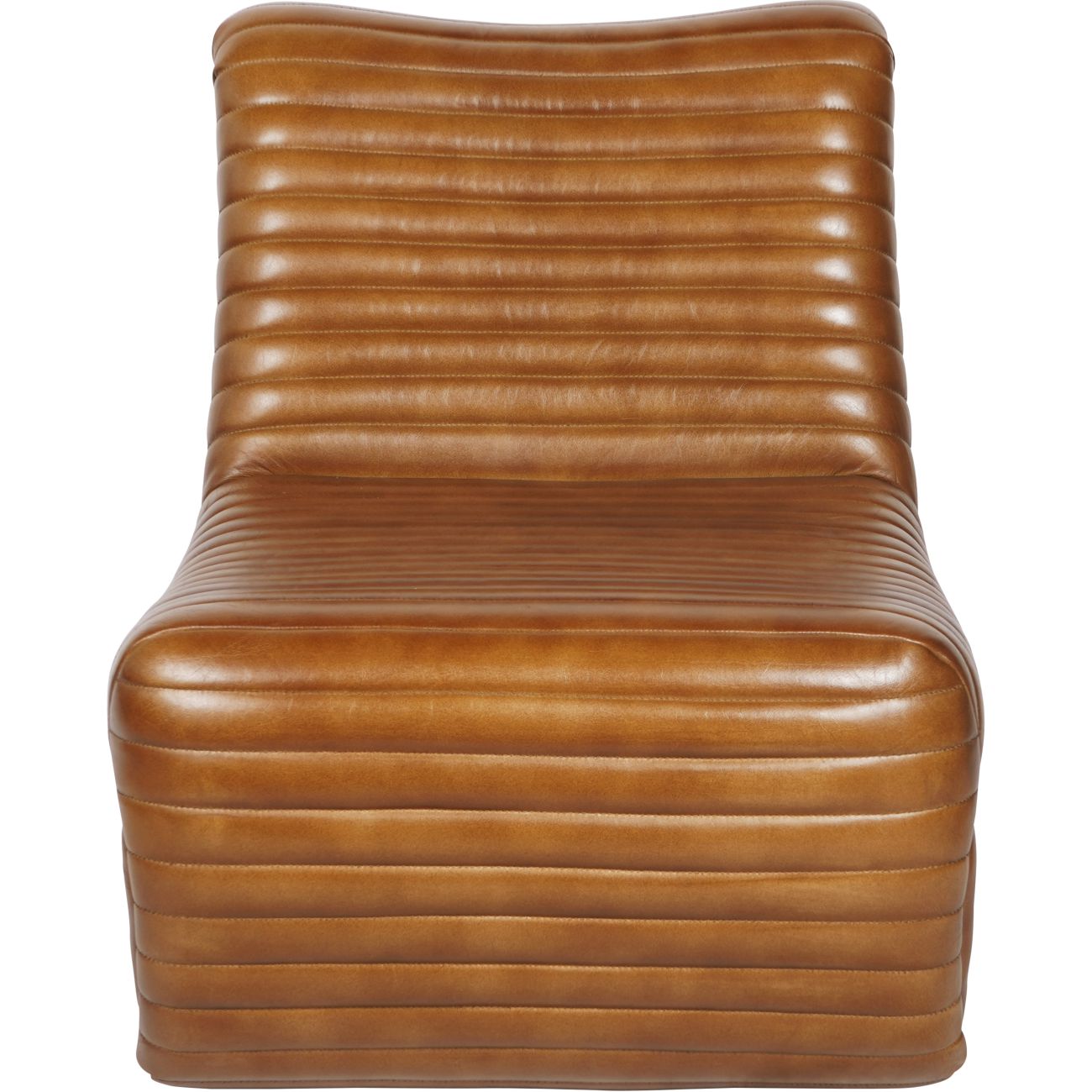 Trinity Leather Occasional Chair in Cognac