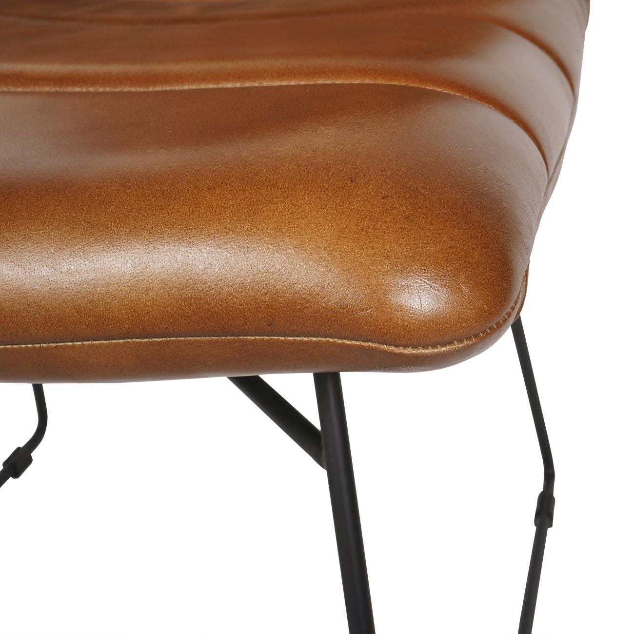 Arthur Leather Chair in Cognac