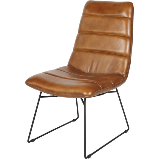 Arthur Leather Chair in Cognac