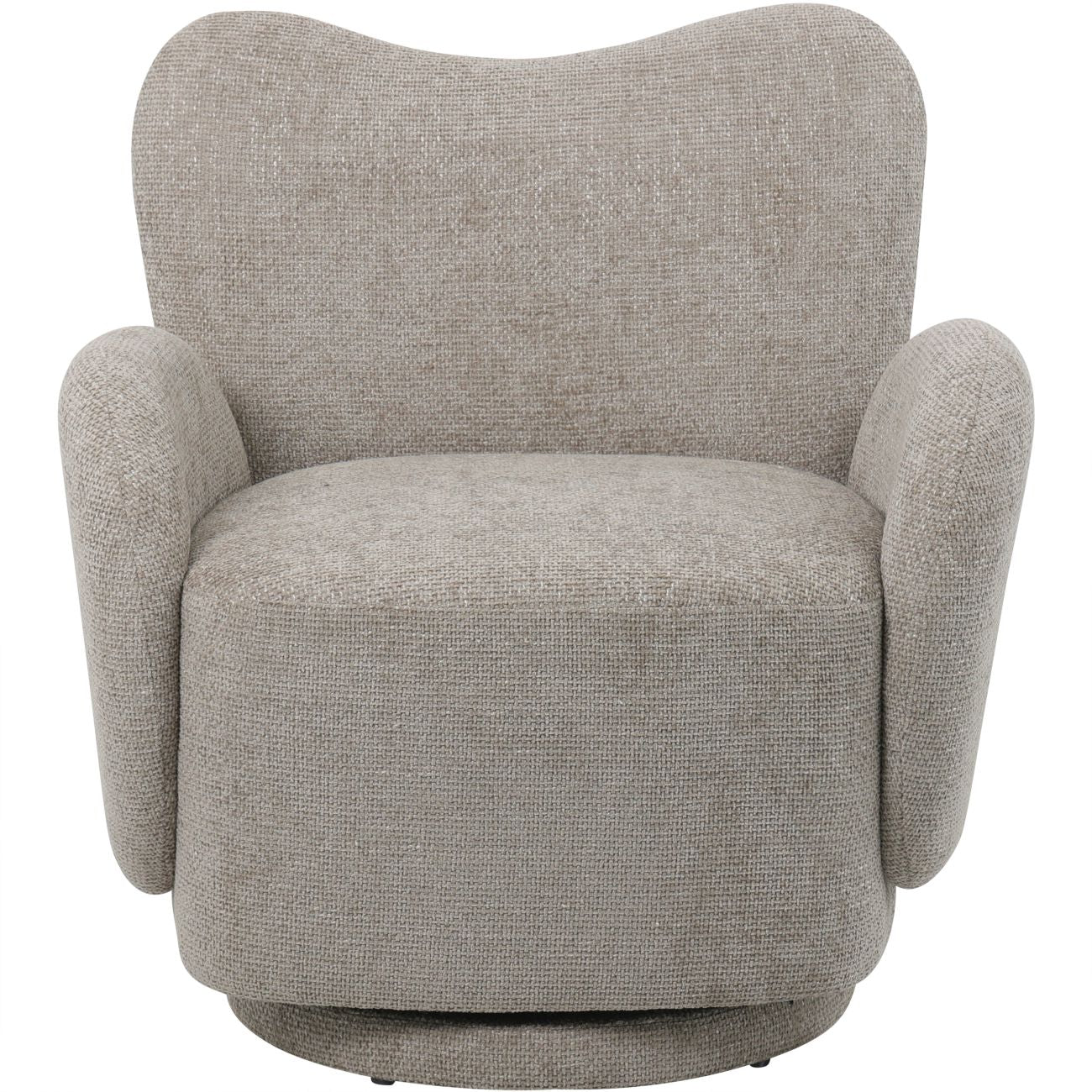 Bingham Upholstered Swivel Chair Neutral