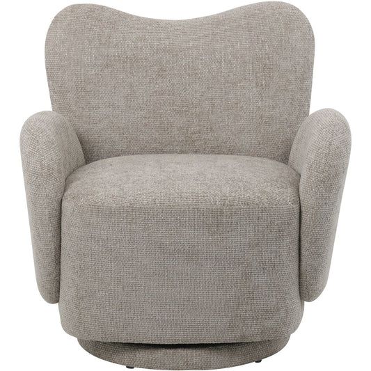 Bingham Upholstered Swivel Chair Neutral