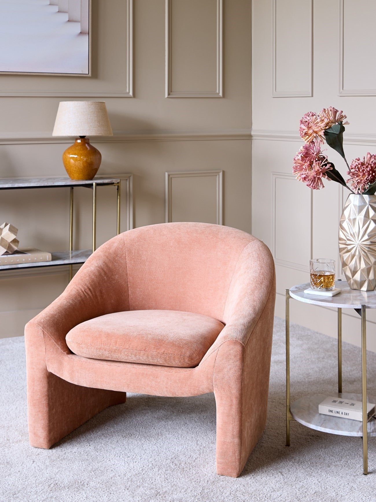 Rowley Chair Blush