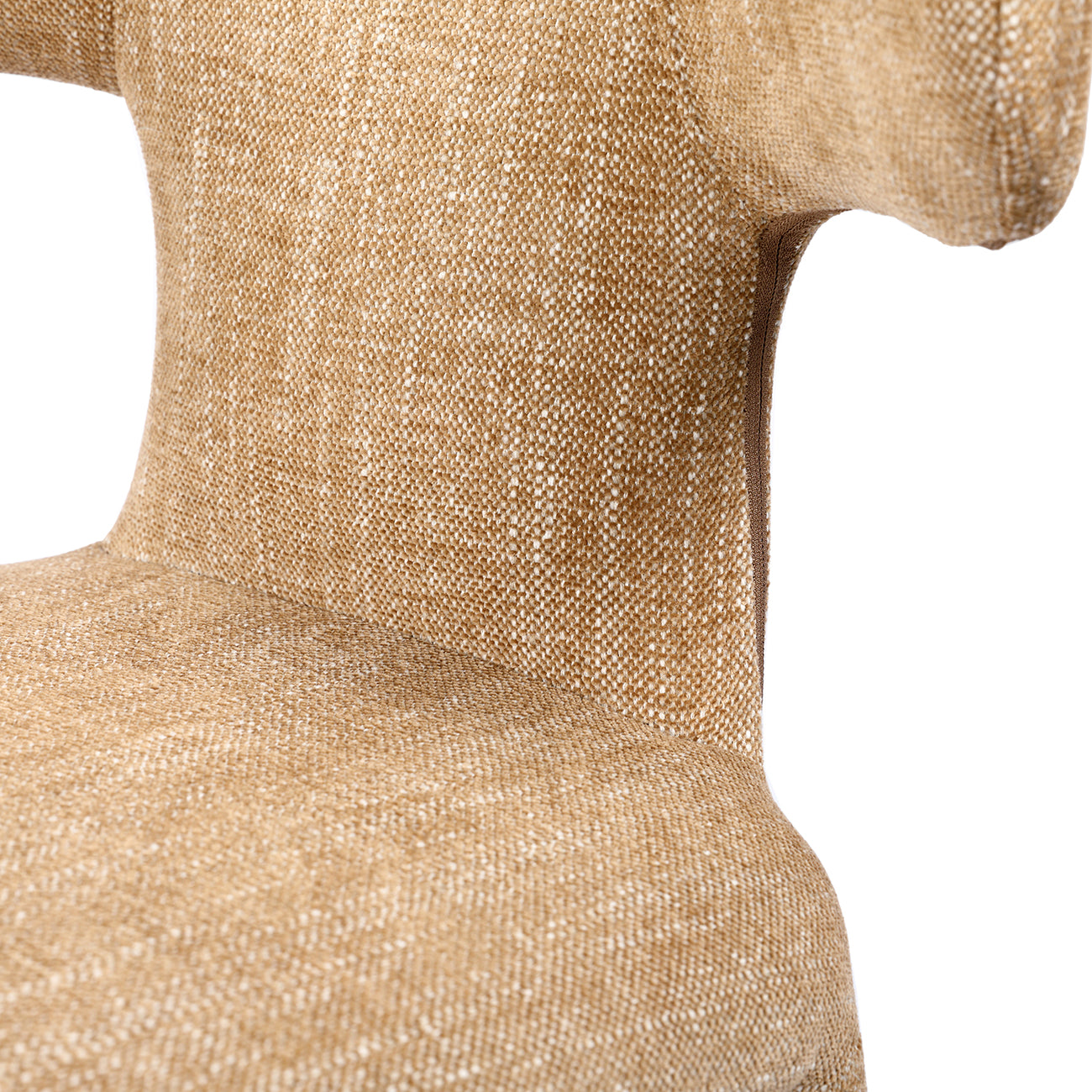Pair of Milo Upholstered Dining Chairs in Wheat