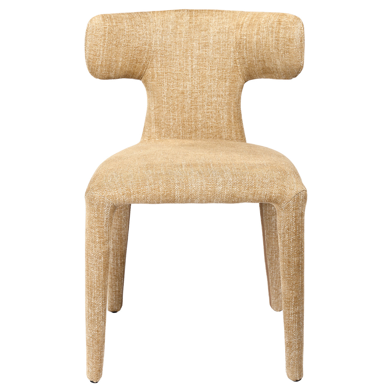 Pair of Milo Upholstered Dining Chairs in Wheat