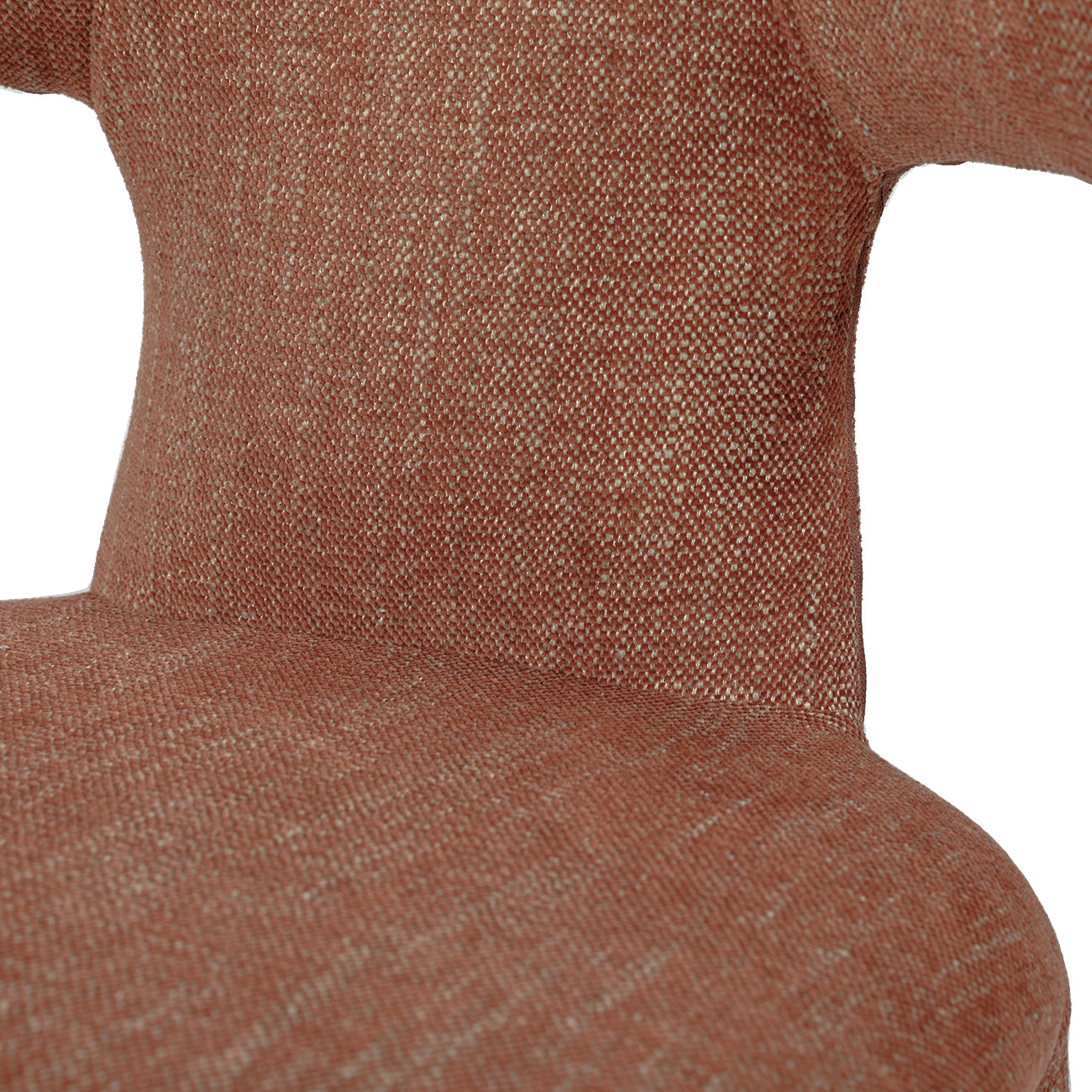 Pair of Milo Upholstered Dining Chairs in Brown