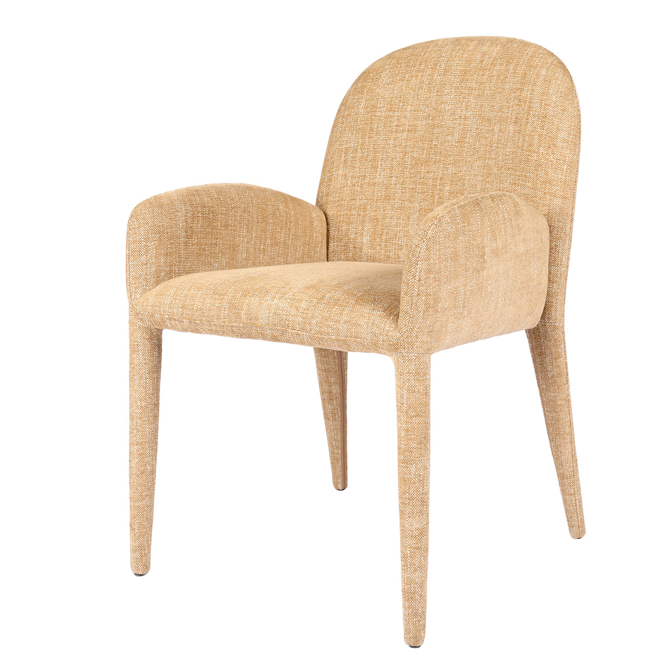 Eska Carver Upholstered Dining Chair Wheat