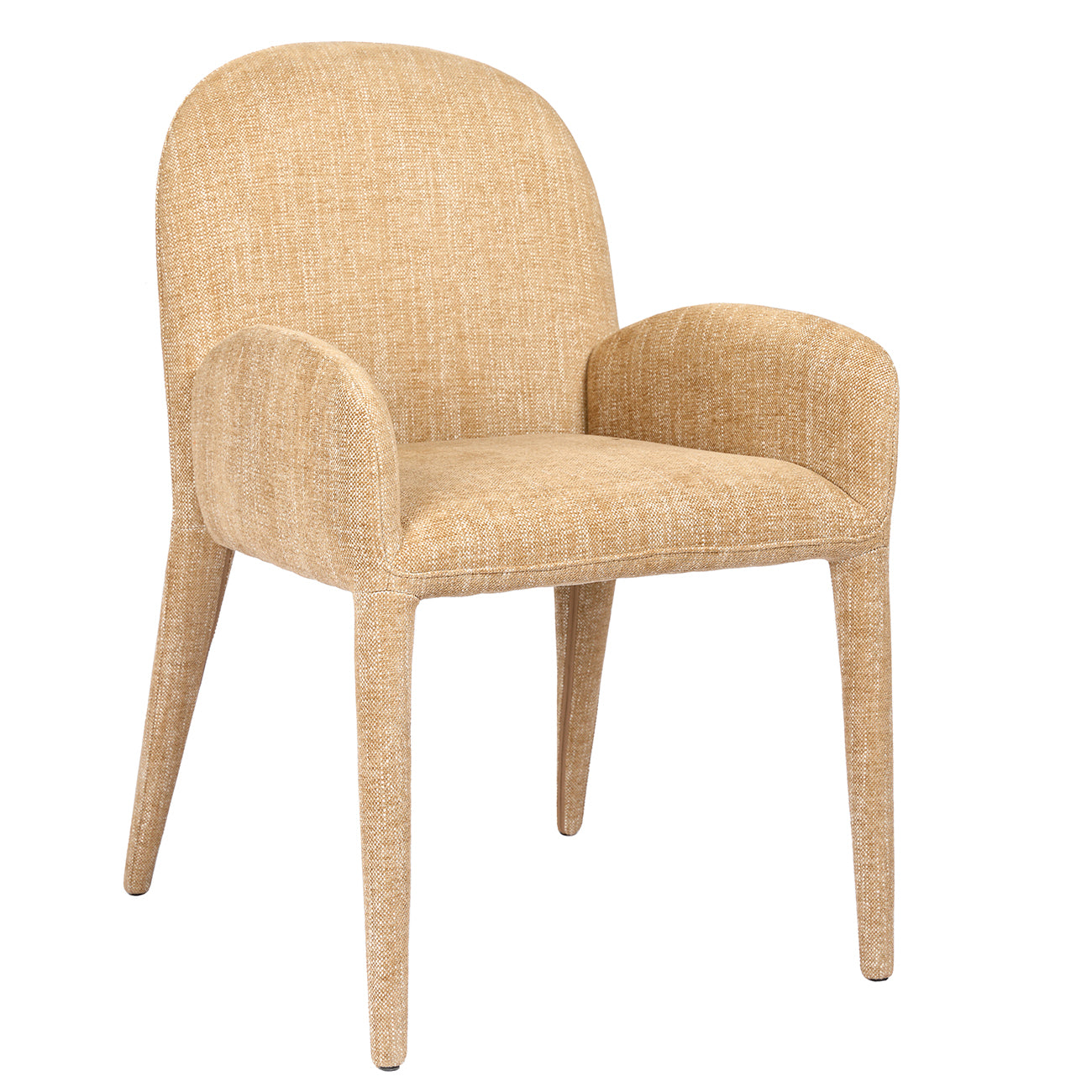 Eska Carver Upholstered Dining Chair Wheat