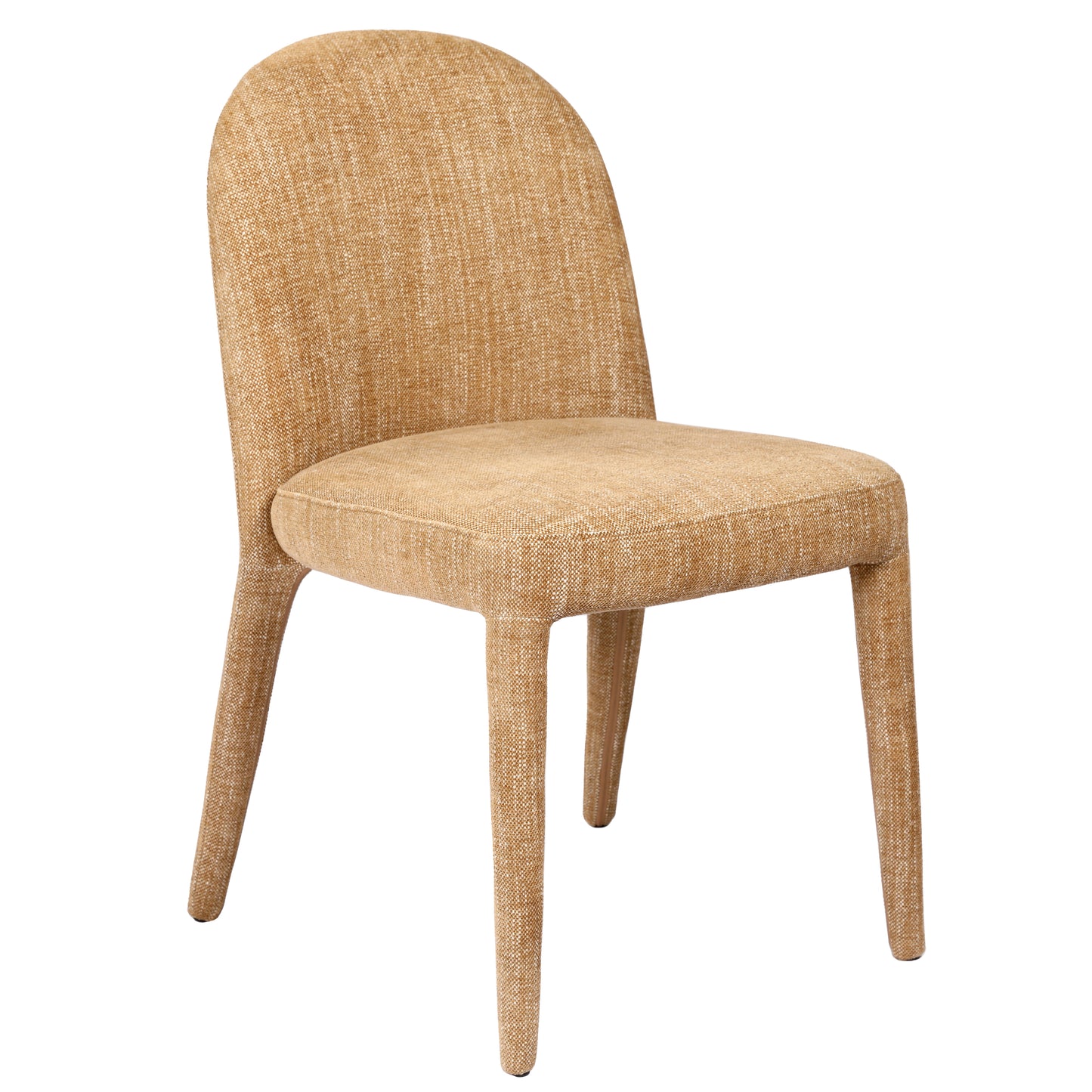 Pair of Eska Upholstered Dining Chairs in Wheat