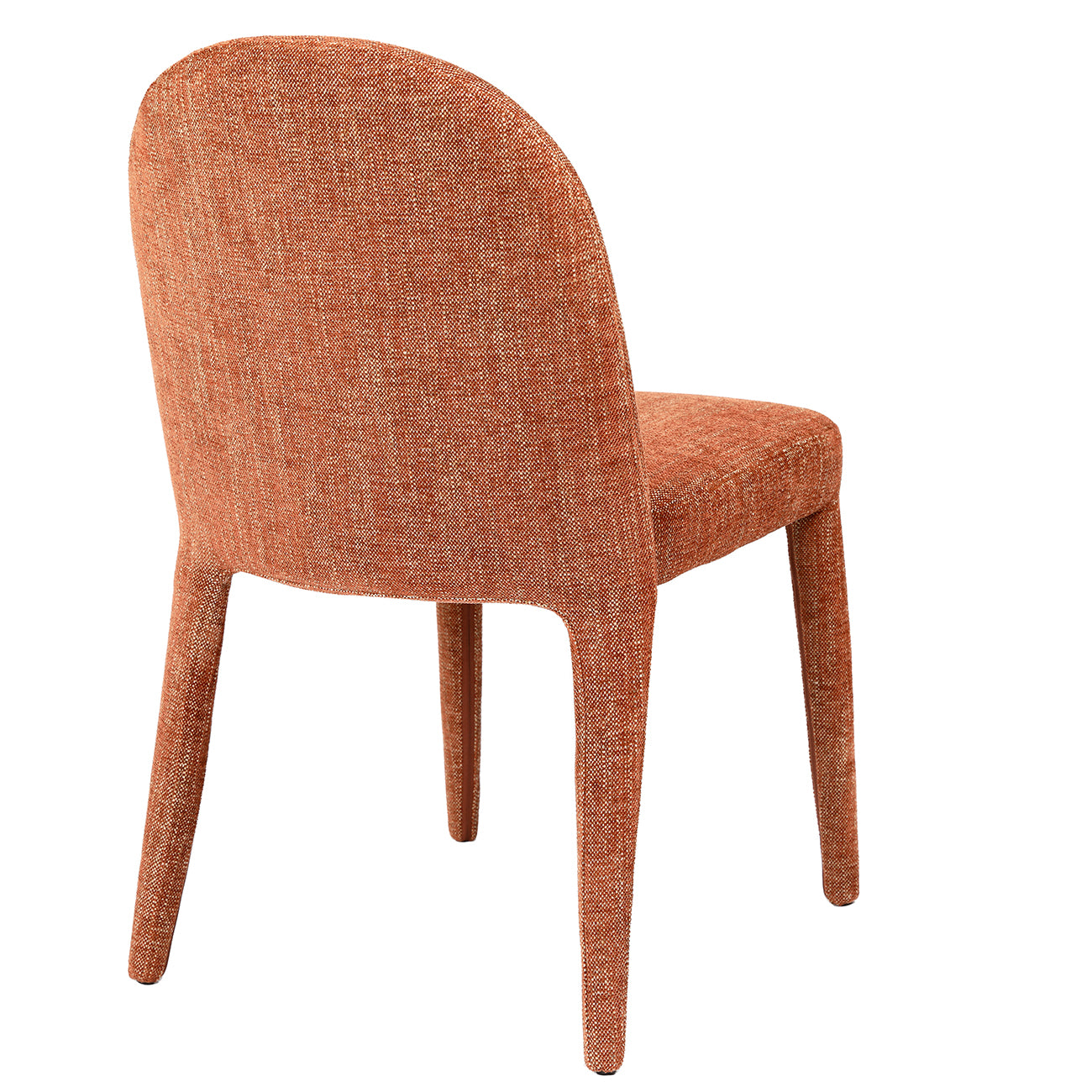 Pair of Eska Upholstered Dining Chairs in Brown