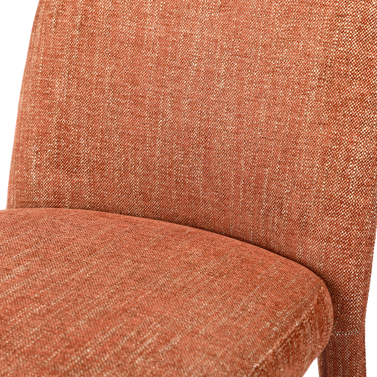 Pair of Eska Upholstered Dining Chairs in Brown
