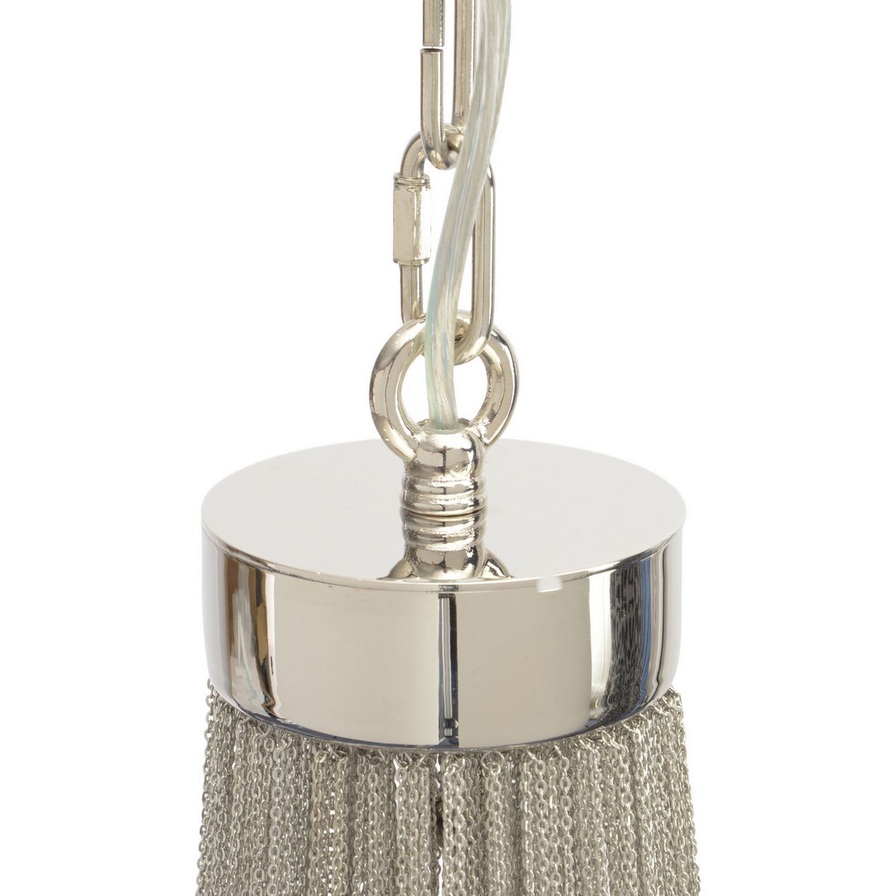 Langan Chandelier Large With Black Shade E14 40W 8