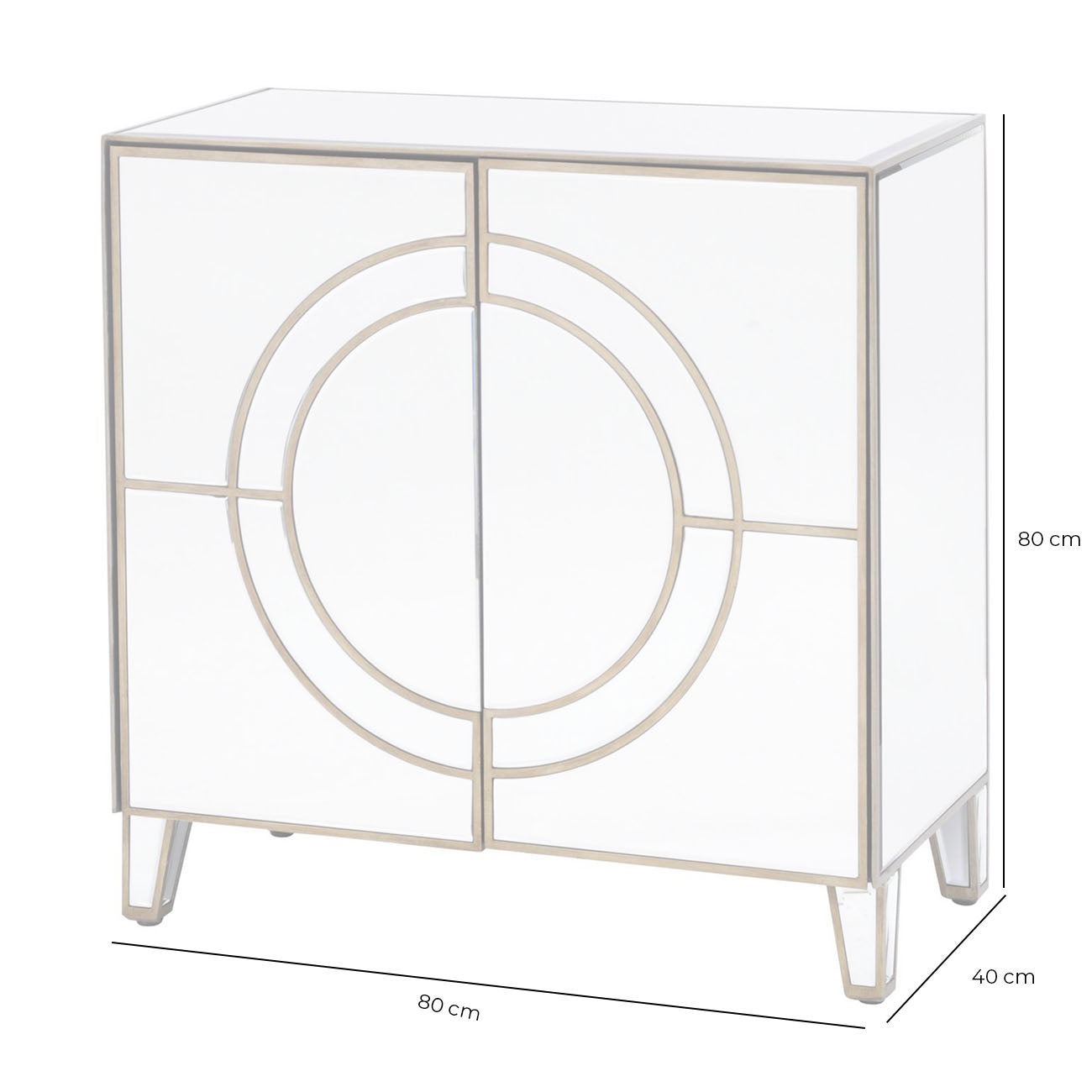 Claridge Circle Link 2 Door Cabinet