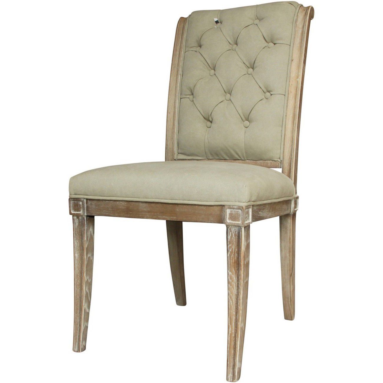 Homestead Grey Button Back Dining Chair