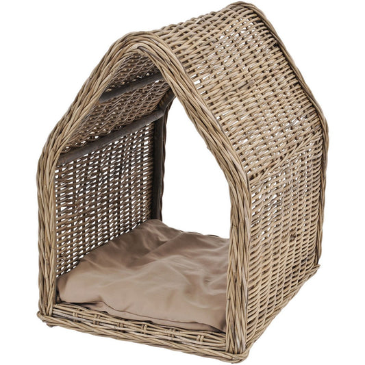 Toba Rattan Dog Kennel