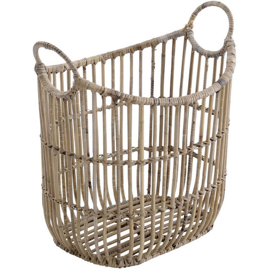 Toba Rattan Basket With Handles