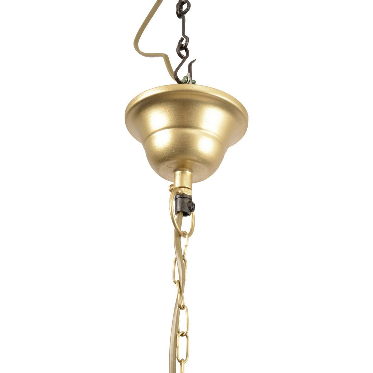 Tova Gold Woven Wire Wide Pendant E27 40W 1
