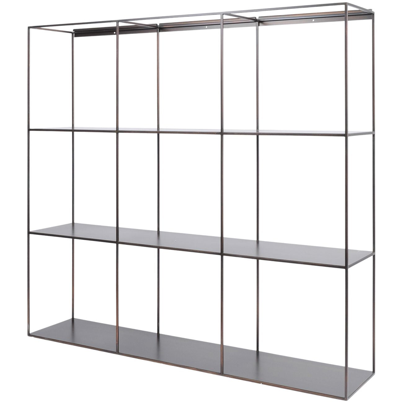 Fitzroy Bronze Metal Shelving Unit