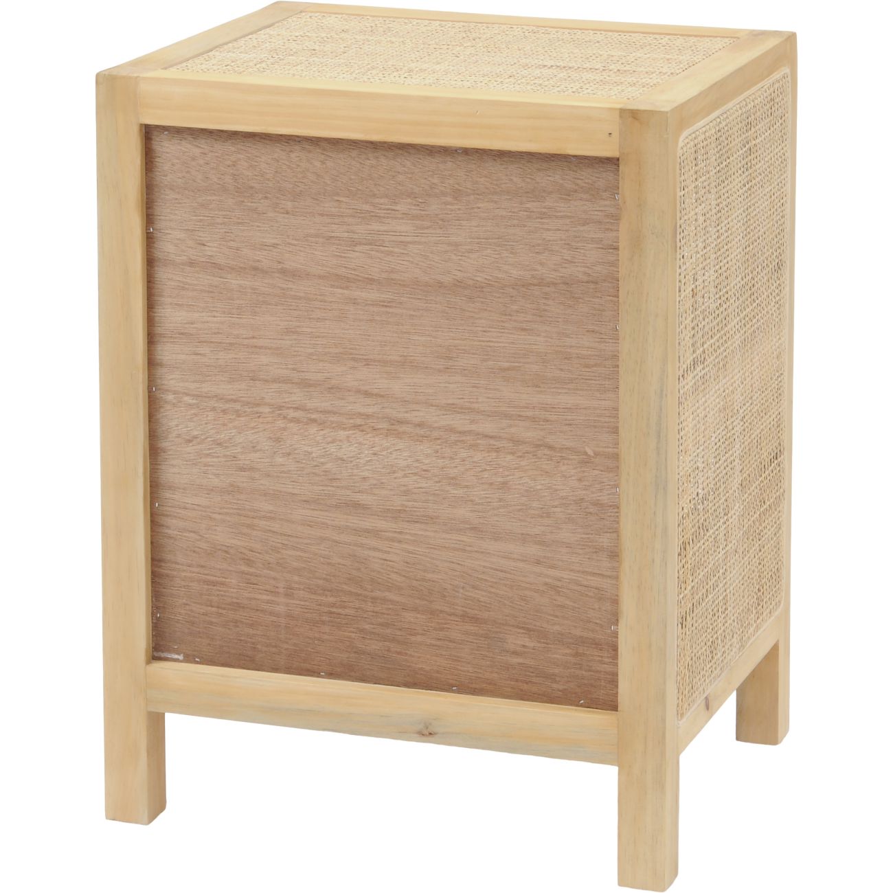 Toba Natural Rattan and Cane Small Side Cabinet