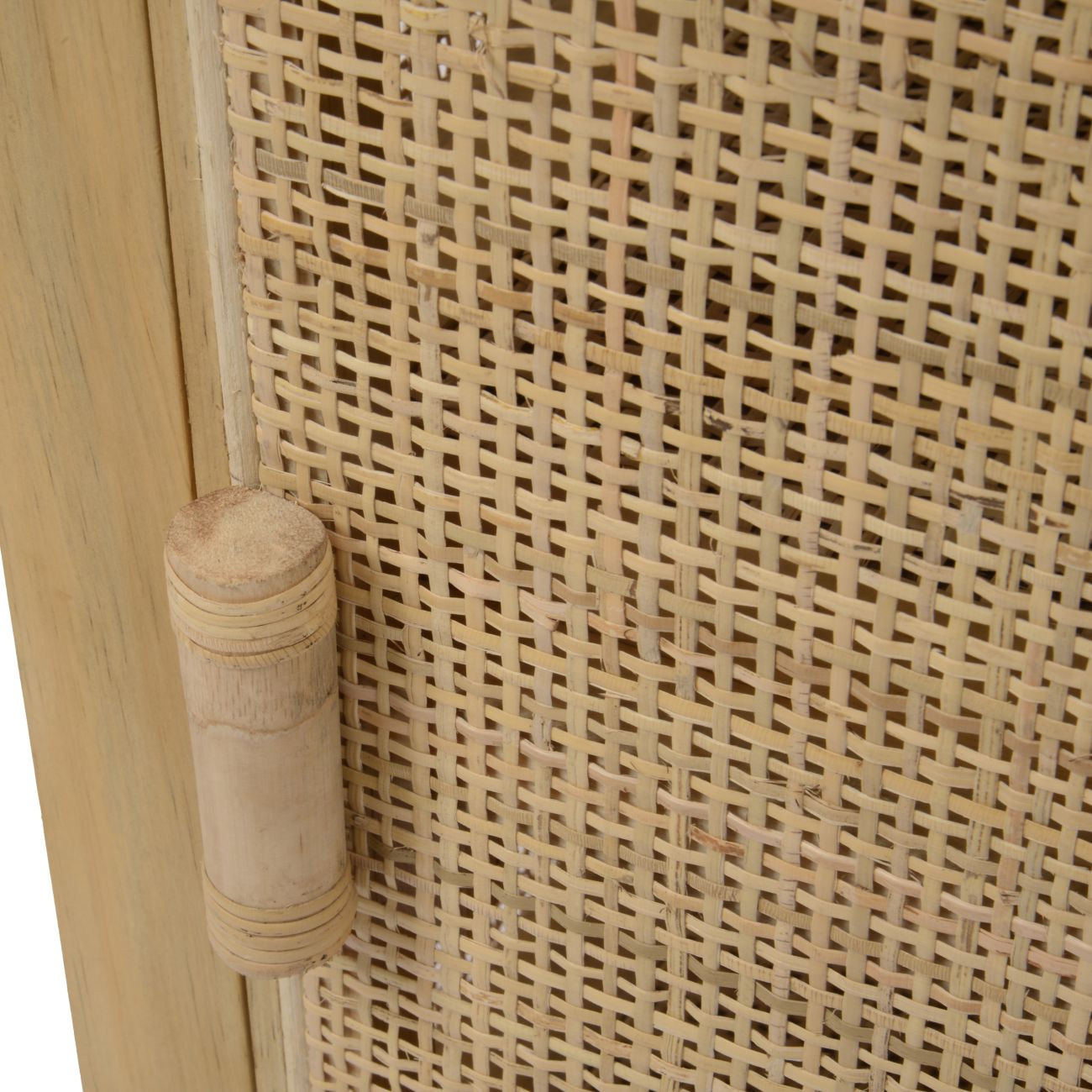 Toba Natural Rattan and Cane Small Side Cabinet