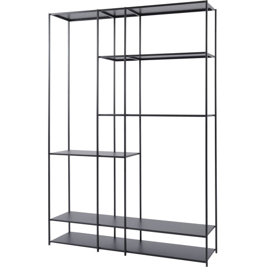 Shoreditch Black Metal Shelving Unit