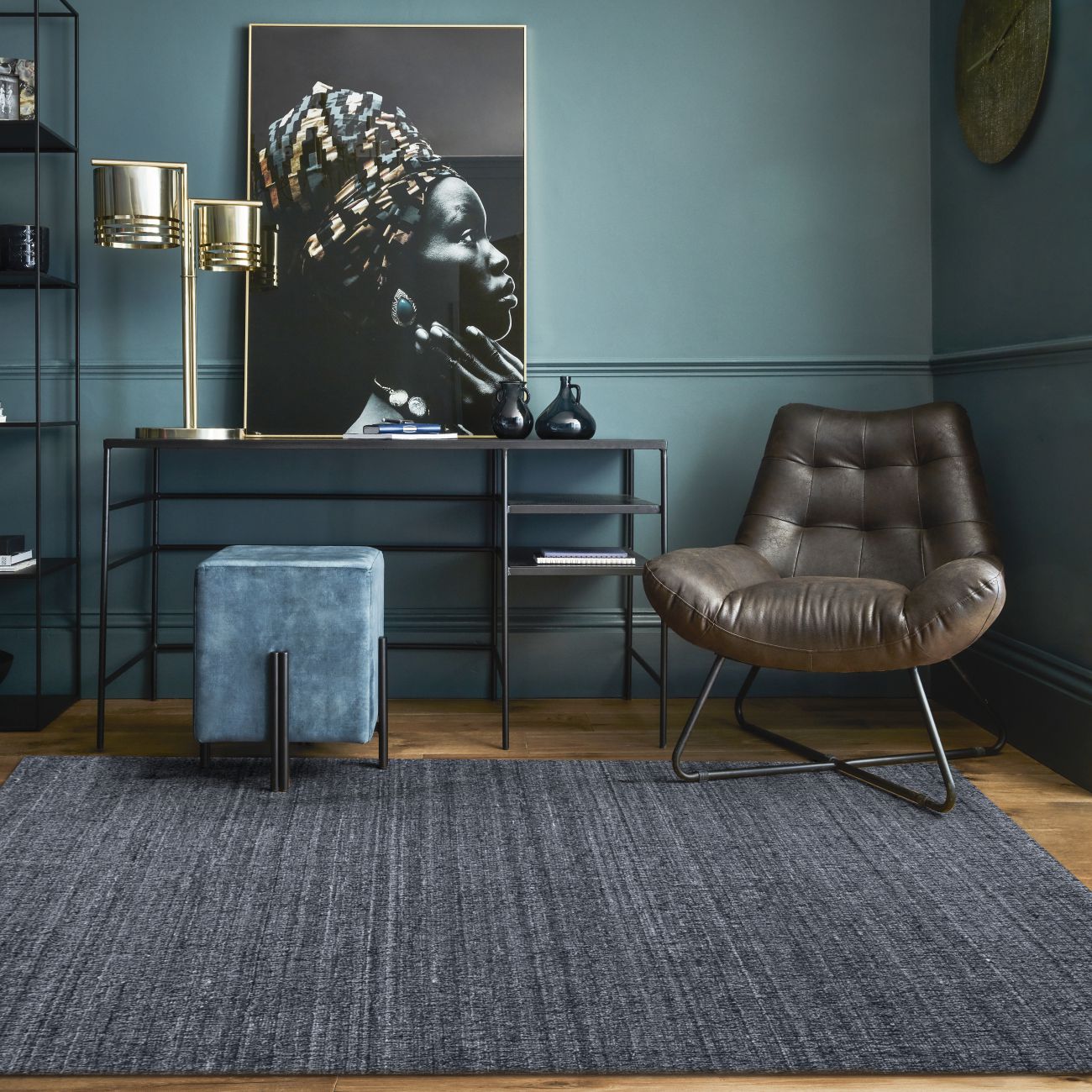 Darya Hand Woven Charcoal 160x230cm Wool Rug