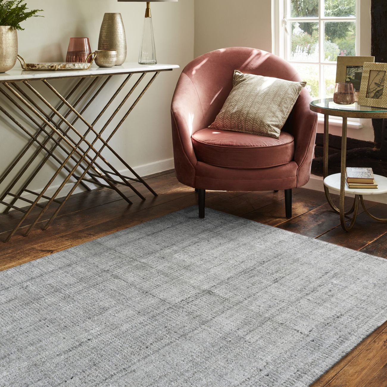 Emme Hand Tufted Grey 160x230cm Polyester Rug