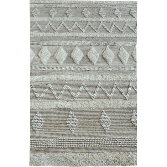 Kinna Hand Woven Pit Loom Natural 160x230cm Hemp Rug