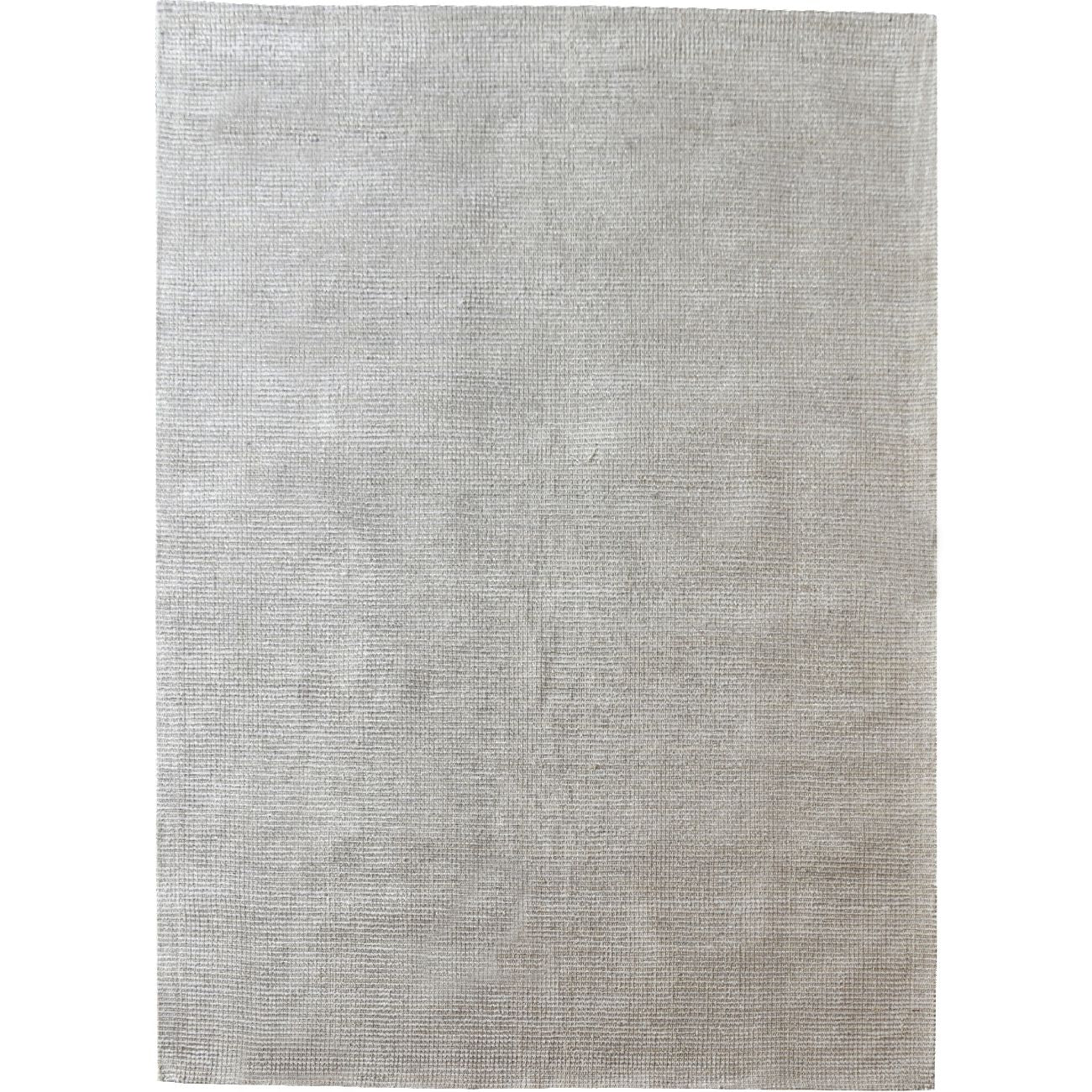 Lizban Hand Woven Pit Loom Grey 160x230cm Viscose Rug