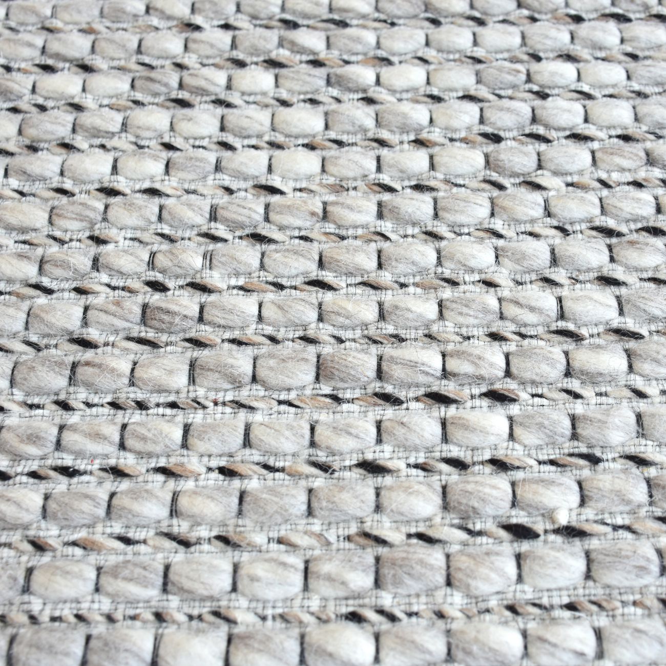 Alveri Jacquard Durry Beige 160x230cm Wool Rug