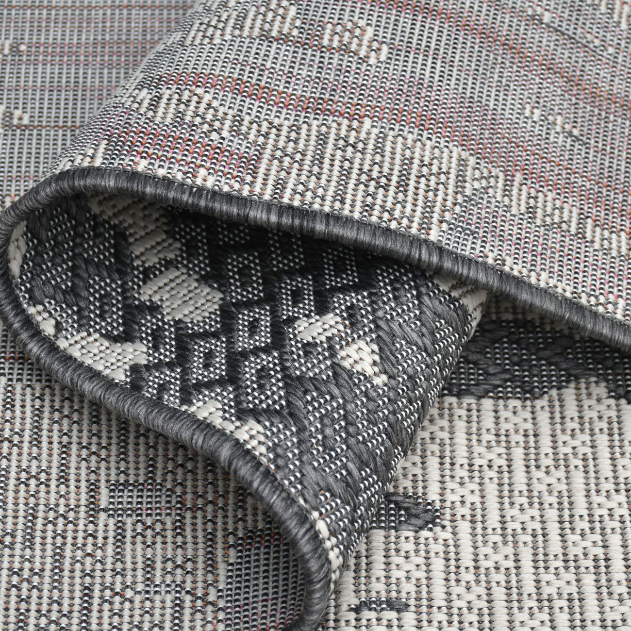 Cahors Made in Turkey Beige & Grey Pattern 160x230cm Polypropylene Rug