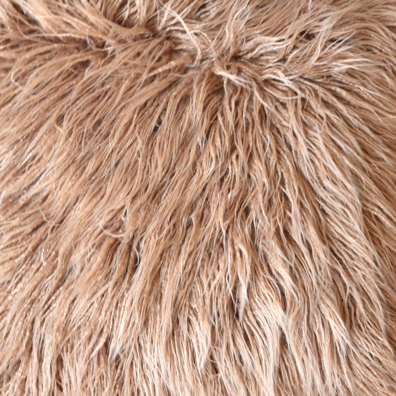 Isaba Hand Made Taupe Faux Leather Pouffe