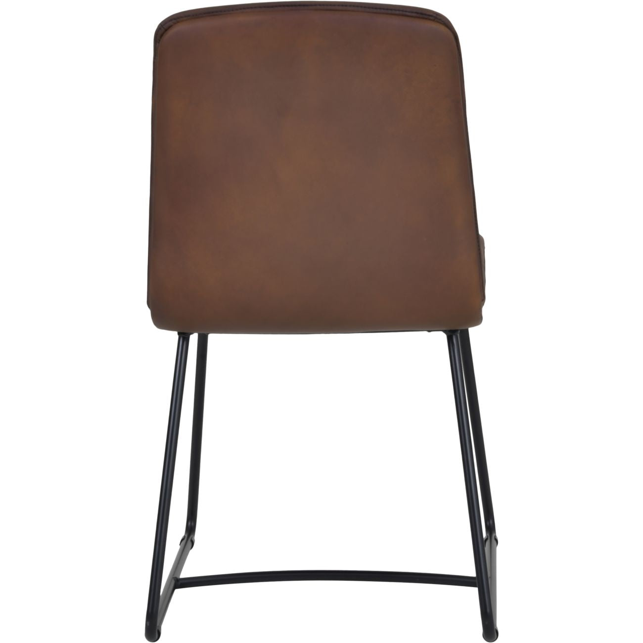 Richmond Dining Chair Light Brown Matt Leather