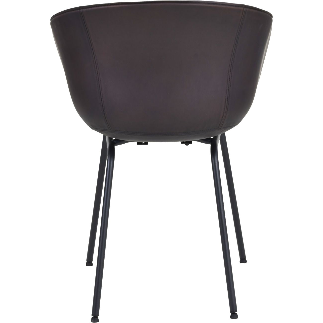 Galaxy Dining Chair Rich Brown Leather