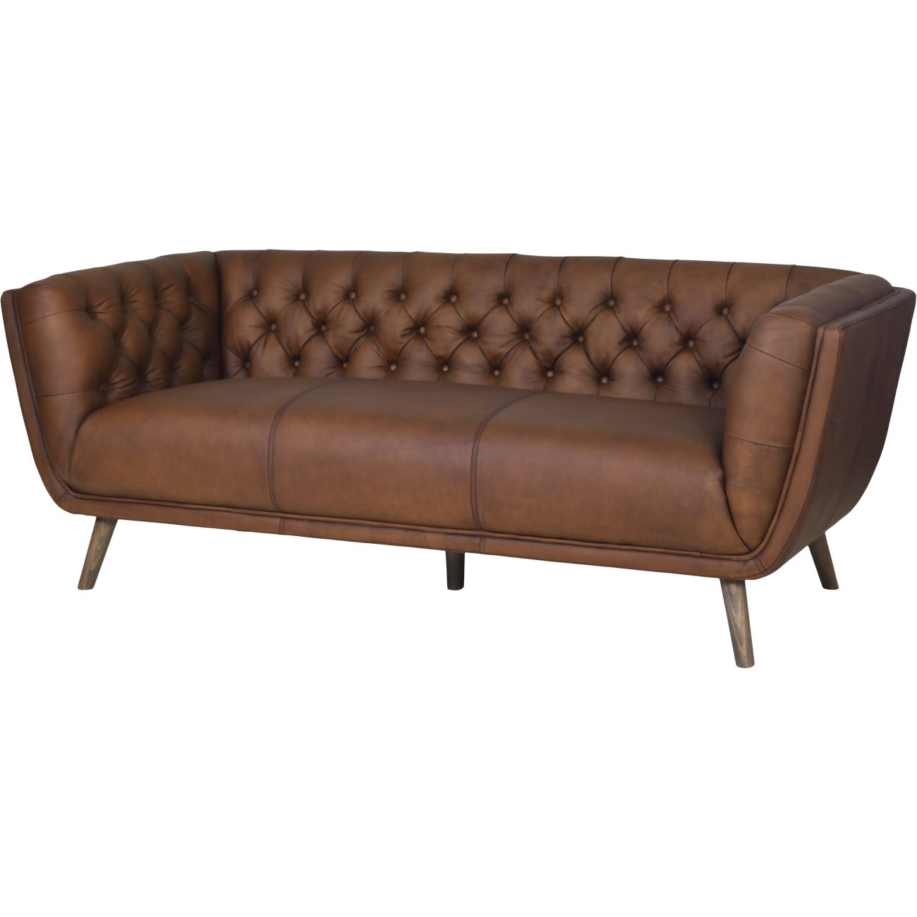 Bellagio Sofa Light Brown Leather