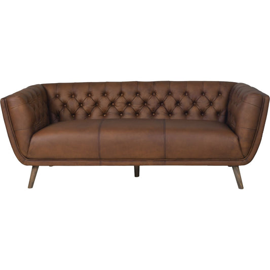 Bellagio Sofa Light Brown Leather