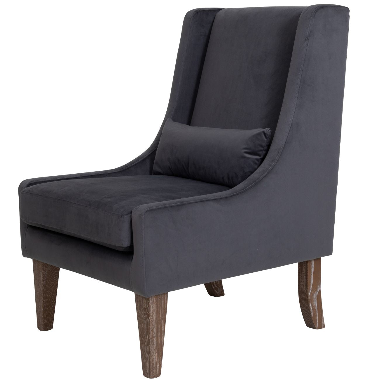 Benson Grey Velvet Occasional Chair