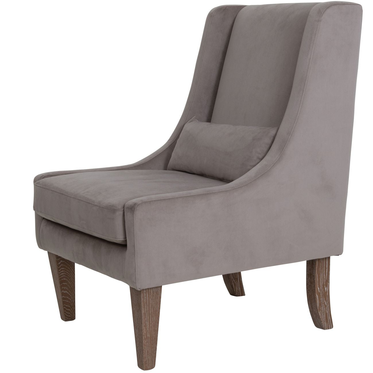 Benson Natural Stone Velvet Occasional Chair