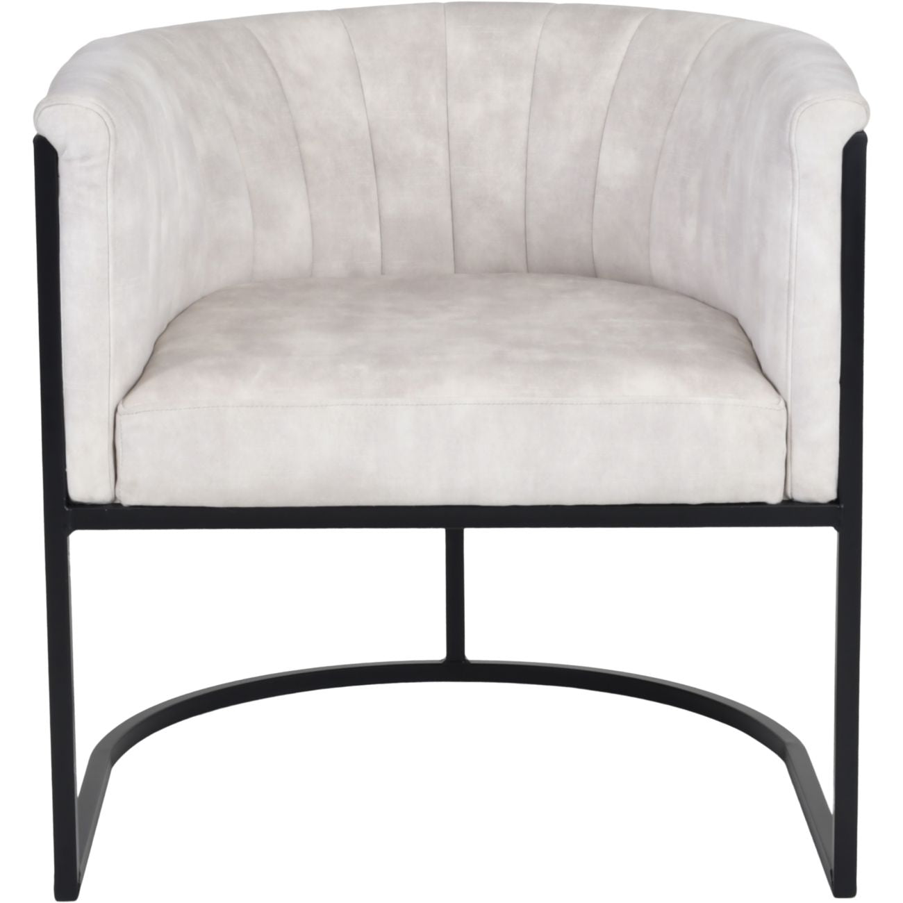 Enigma Club Chair Ivory Velvet