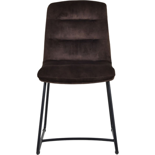 Richmond Dining Chair Chocolate Velvet