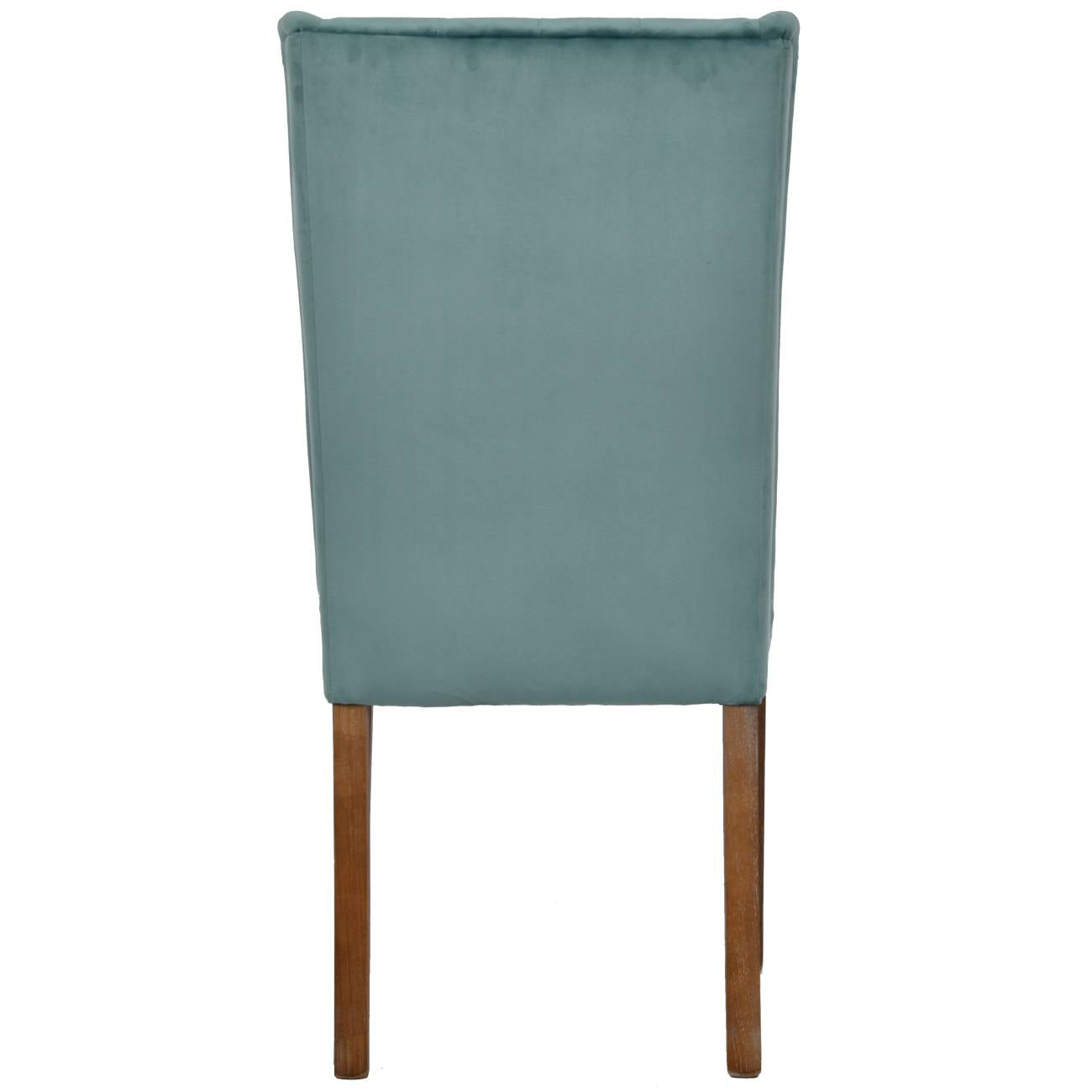 Pair of Richmond Blue Velvet Buttonback Dining Chair