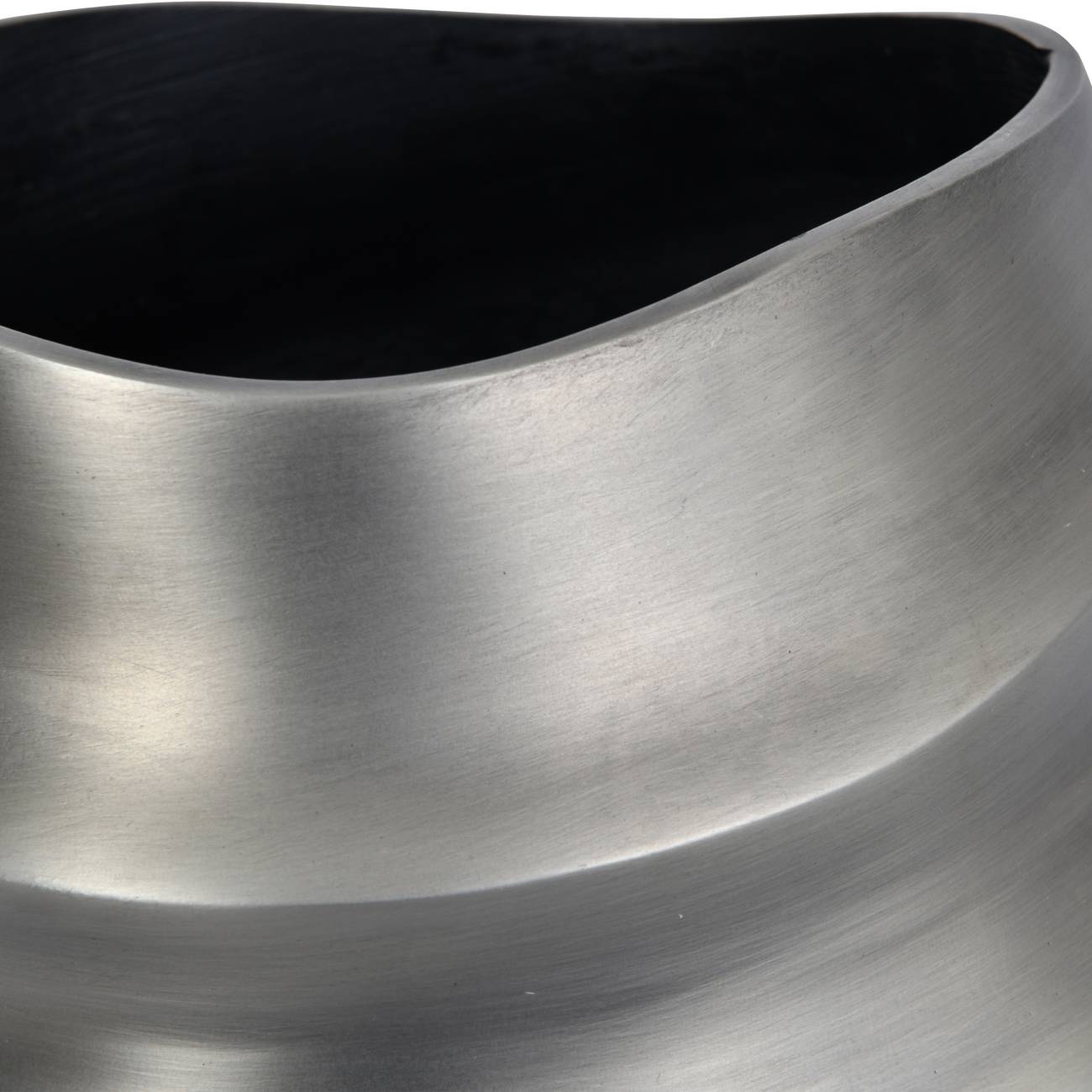 Contour Medium Antique Nickel Aluminium Vase